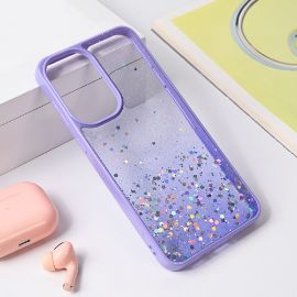 Torbica Frame Glitter za Samsung A366B Galaxy A36 5G ljubicasta