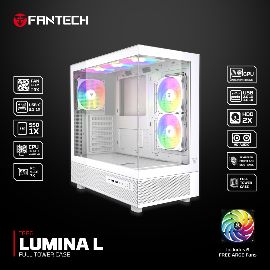 Kuciste Gaming Fantech CG86 Lumina L belo