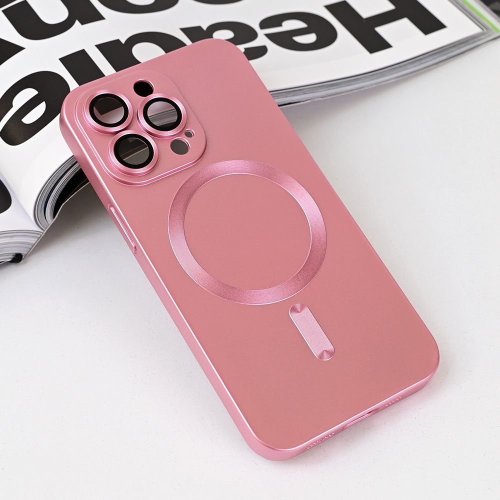 Torbica Magsafe Chrome za iPhone 13 Pro 6.1 roze