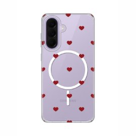 Slika Torbica Print Magsafe za Samsung A376F Galaxy A37 Red Hearts