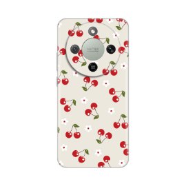 Torbica Silikonska Print za Honor Magic 8 Lite Cherry and Flowers