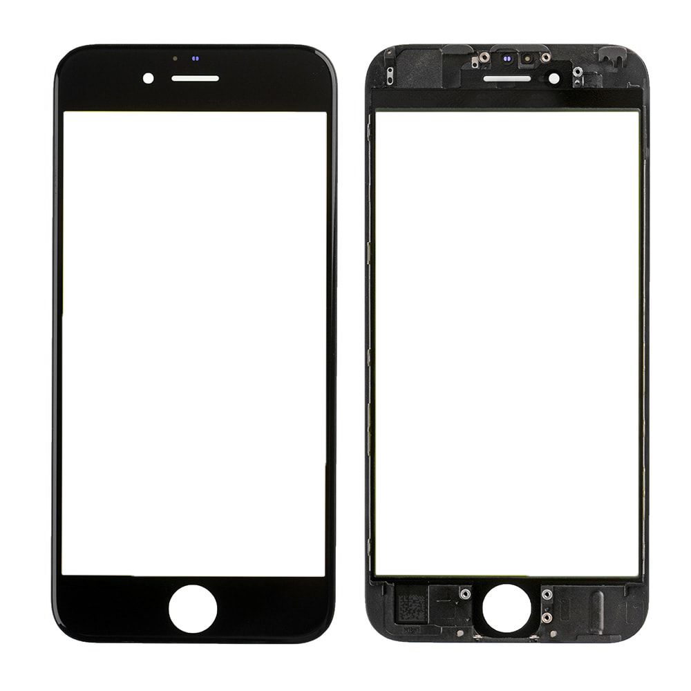 Staklo touch screen-a+frame+OCA za Iphone 6S 4,7 crno AAA