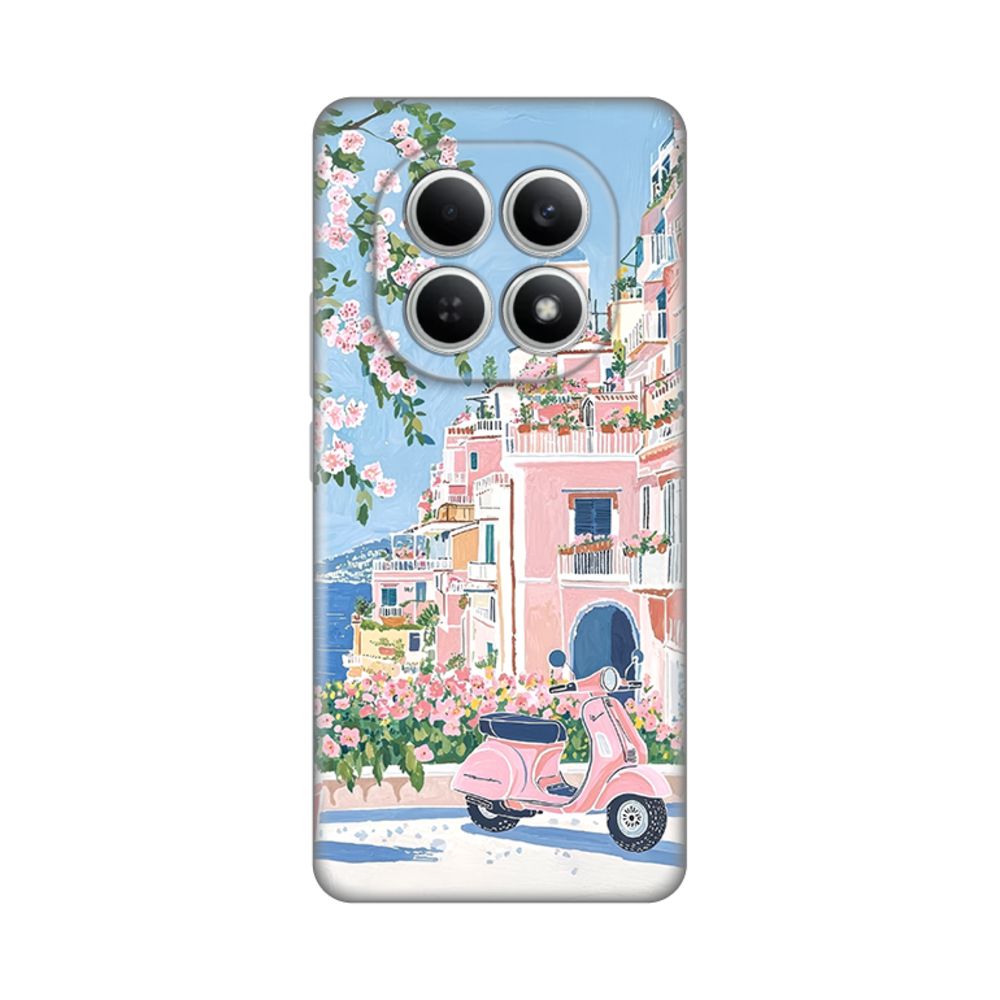 Torbica Silikonska Print za Xiaomi Redmi Note 15 4G Pink Italy