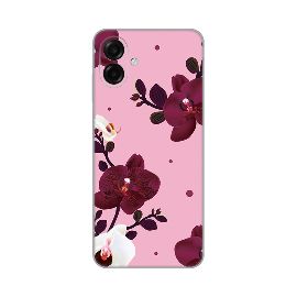 Torbica Silikonska Print Skin za Samsung A075F Galaxy A07 Pink Orchid
