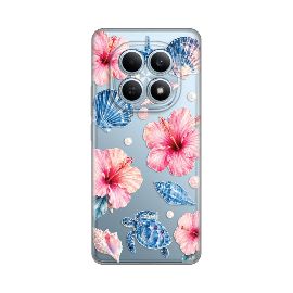 Slika Torbica Silikonska Print Skin za Xiaomi Redmi Note 15 4G/5G Hibiscus Sea