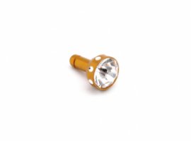 Slika Kapica handsfree 3,5 mm charm velika zlatna