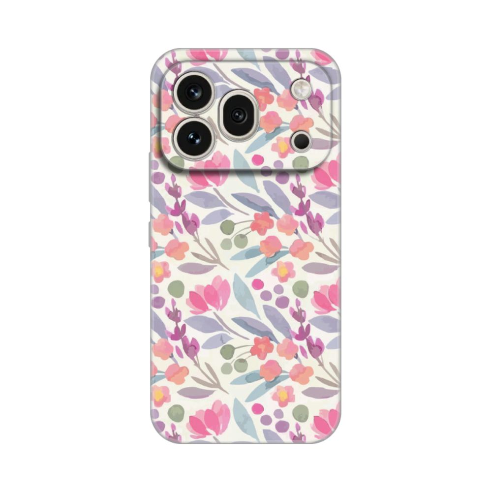 Torbica Silikonska Print za Honor 600 Pro Watercolor Flowers