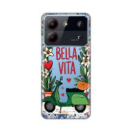 Torbica Silikonska Print Skin za ZTE Blade A54 Bella Vita