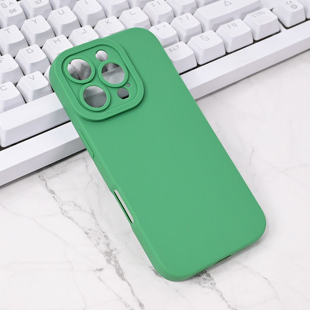 Torbica Silikon Pro Camera za iPhone 16 Pro 6.3 tamno zelena