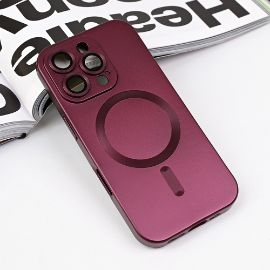 Slika Torbica Magsafe Chrome za iPhone 16 Pro 6.3 bordo