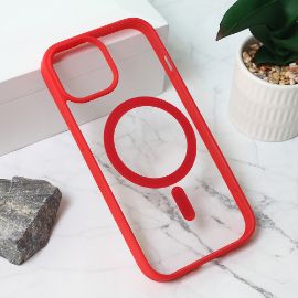 Slika Torbica Magsafe Frame Color za iPhone 15 6.1 crvena