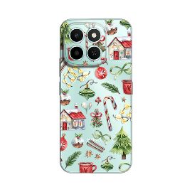 Torbica Silikonska Print Skin za Honor X6c Winter Spirit