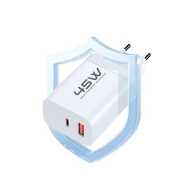 Slika Kucni punjac KONFULON C100Q PD 45W, QC 20W beli