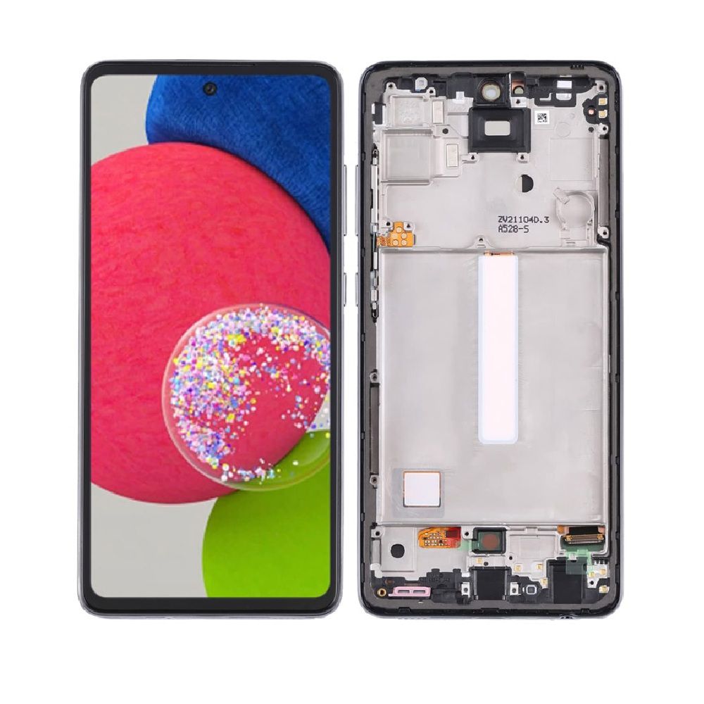 LCD za Samsung A528/Galaxy A52S 5G + touch screen + frame black HQ OLED