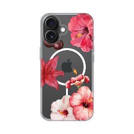 Slika Torbica Print Magsafe za iPhone 16 6.1 Hibiscus