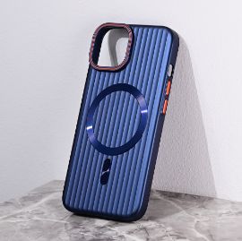 Slika Torbica Magsafe Stripe za iPhone 15 6.1 plava