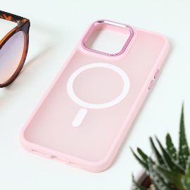 Slika Torbica Magsafe colorful za iPhone 15 Pro Max 6.7 roze