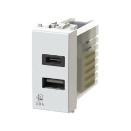 Uticnica USB CA 20W Vimar Arke bela 4B.V19B.USB.30