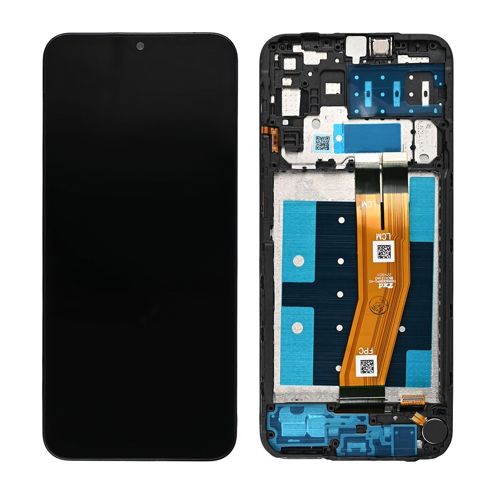 LCD za Samsung A145/Galaxy A14 (GH81-23541A) + touch screen + frame Black FULL ORG-SP