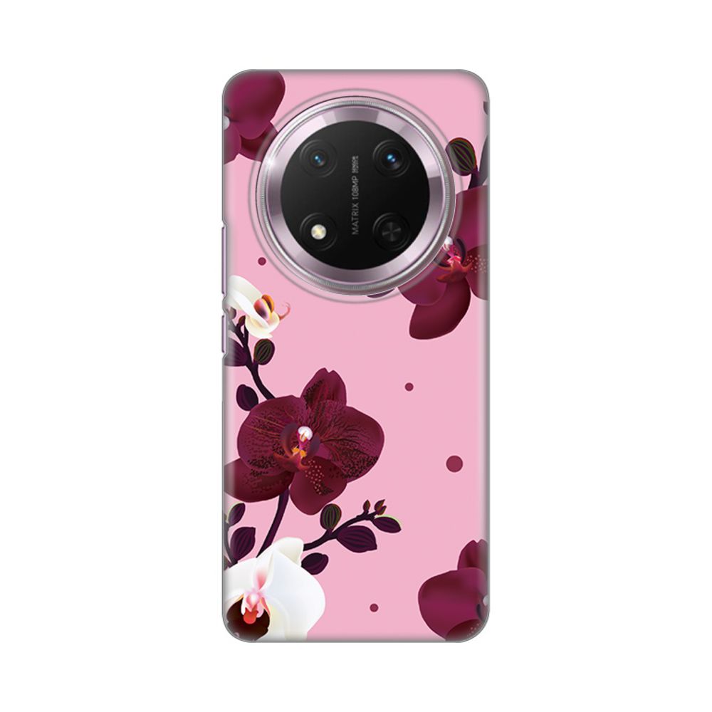 Torbica Silikonska Print Skin za Honor Magic 7 Lite Pink Orchid