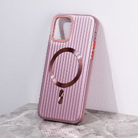 Slika Torbica Magsafe Stripe za iPhone 12 6.1 roze