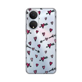 Torbica Silikonska Print Skin za Honor X7 Heart Pattern