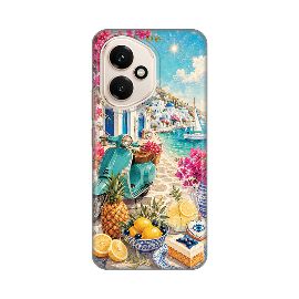Slika Torbica Silikonska Print Skin za Honor 400 Summer in Greece