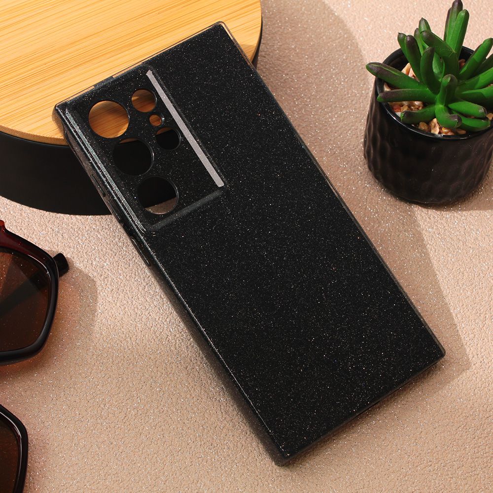 Torbica Sparkle Dust za Samsung S928B Galaxy S24 Ultra crna