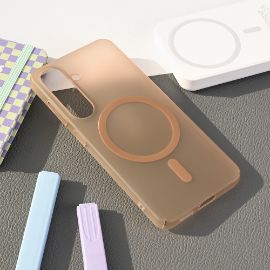 Slika Torbica Magsafe Matte PC za Samsung S931B Galaxy S25 braon