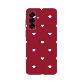Torbica Silikonska Print Skin za Samsung A175F Galaxy A17 Burgundy Hearts