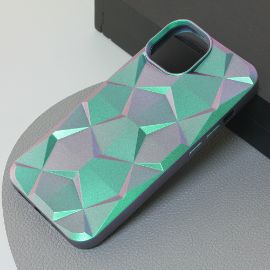 Slika Torbica Shiny Diamond za iPhone 14 6.1 zelena