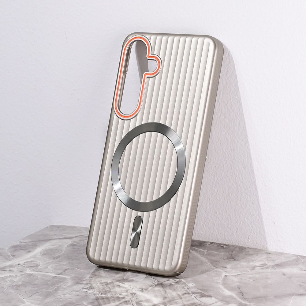 Torbica Samsung S24 Magsafe Stripe Siva - naslovna