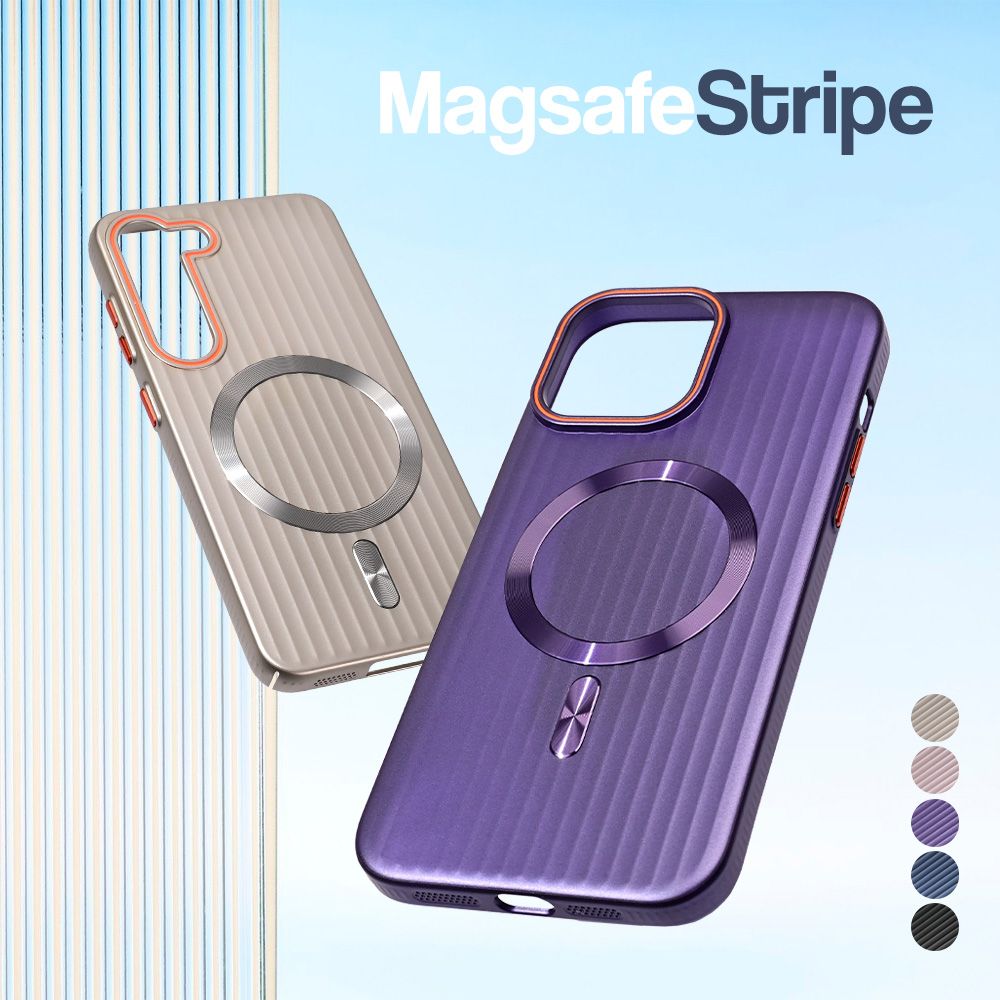 Torbica Samsung S24 Magsafe Stripe Siva - slika 2