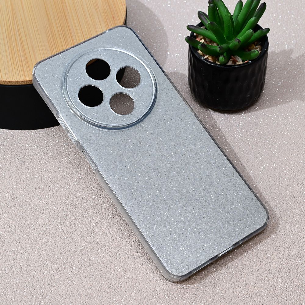 Torbica Sparkle Dust za Xiaomi Redmi 14C/Redmi A4 srebrna