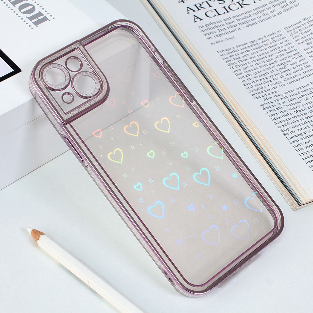 Torbica Heart IMD za iPhone 14 Plus 6.7 roze