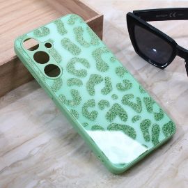 Slika Torbica Shiny glass za Samsung S926B Galaxy S24 Plus svetlo zelena