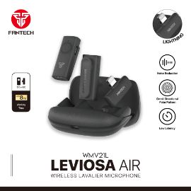Slika Mikrofon Wireless Fantech Lavalier Leviosa Air WMV21L (Dual Mic) Lightning