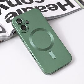 Slika Torbica Magsafe Chrome za iPhone 16 6.1 zelena