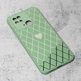 Slika Torbica Diamond Heart za Xiaomi 10c svetlo zelena