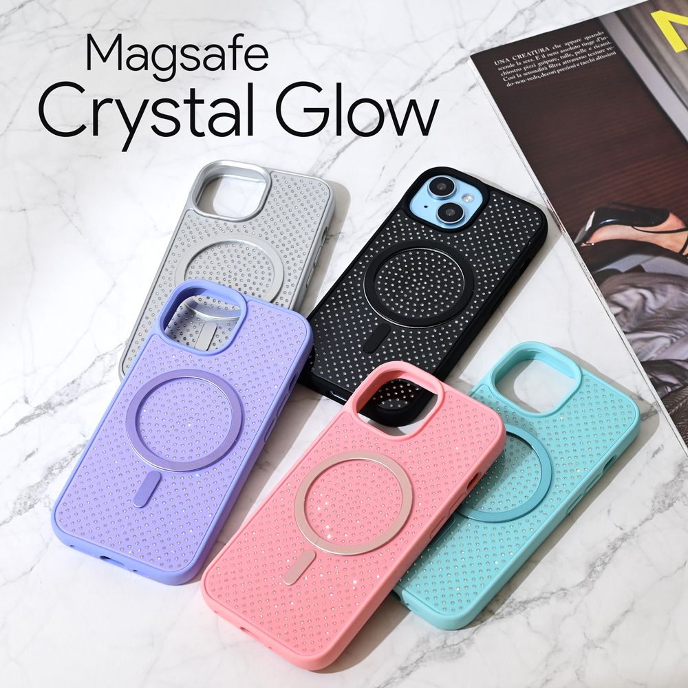 Torbica Magsafe Crystal Glow za Samsung S918B Galaxy S23 Ultra mint