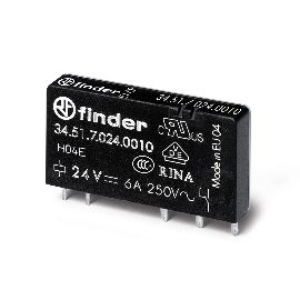 Slim relej 1CO/6A, 24VDC, 34.51.7.024.0010