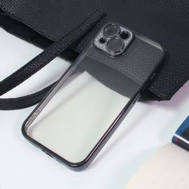 Slika Torbica Silikon Camera Diamond iPhone 14 Plus 6.7 crna