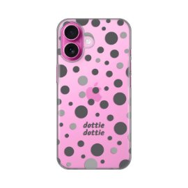 Torbica Silikonska Print Skin za iPhone 16 6.1 Dottie Dottie Gray