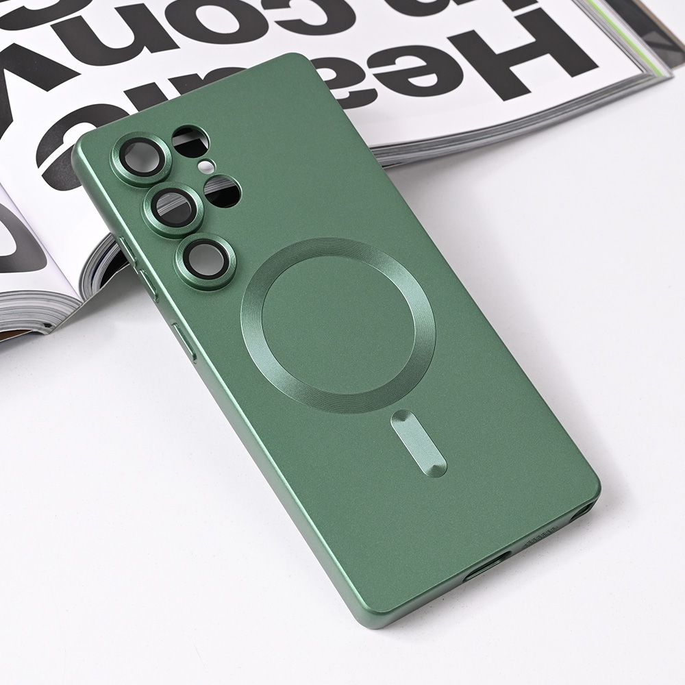 Torbica Magsafe Chrome za Samsung S938B Galaxy S25 Ultra zelena