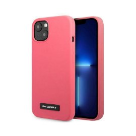 Torbica Karl Lagerfeld Hc Silicone Plaque za iPhone 13 6.1 pink (KLHCP13MSLMP1PI)