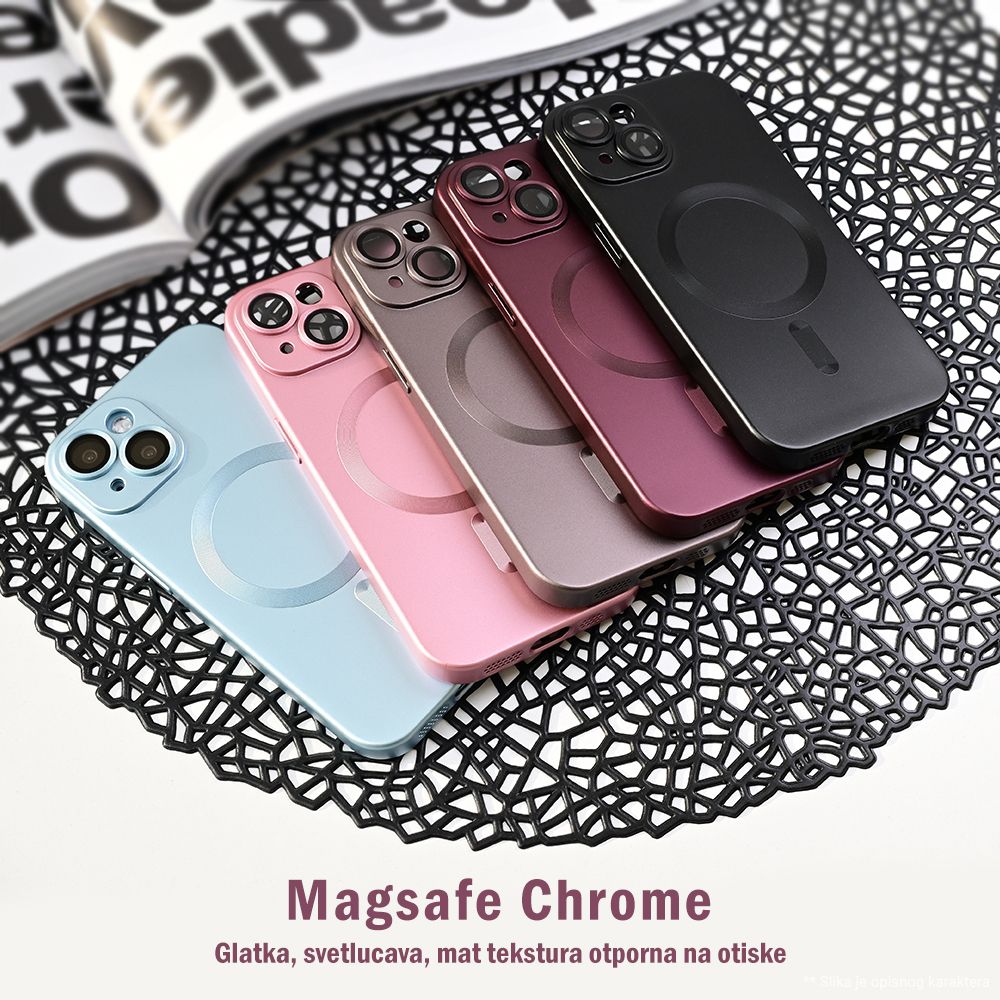 Torbica Magsafe Chrome za iPhone 13 6.1 zelena
