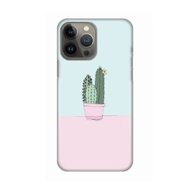 Slika Torbica Silikonska Print za iPhone 13 Pro Max 6.7 Cactus