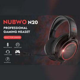 Slika Slusalice Gaming Nubwo N20 3.5mm crne