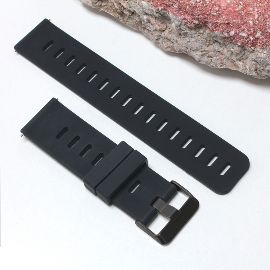 Slika Narukvica trendy za smart watch 22mm crna kopca crna