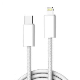 Slika Data kabl LDNIO LC901-I 30W Type C na Lightning beli 1m